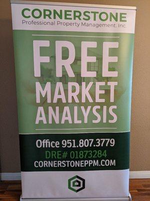 If you would like a Free Market Analysis on your rental property call our office at 951-807-3779.