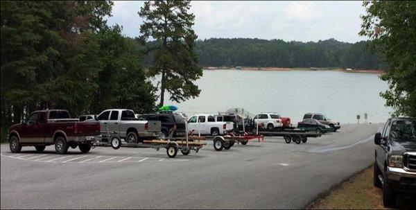 Jenkins Ferry boat ramp, Lake Harwell.