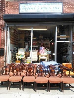 The original music box theater chairs hand picked by Erving Berlin To be restored