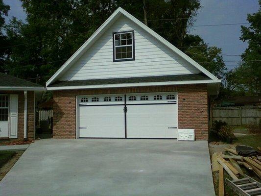 2 story detached garage