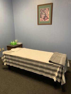 Private massage room