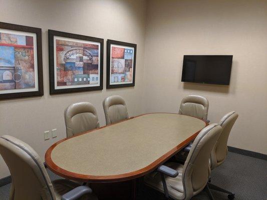 Conference room at Law Office of Thomas B. Burton