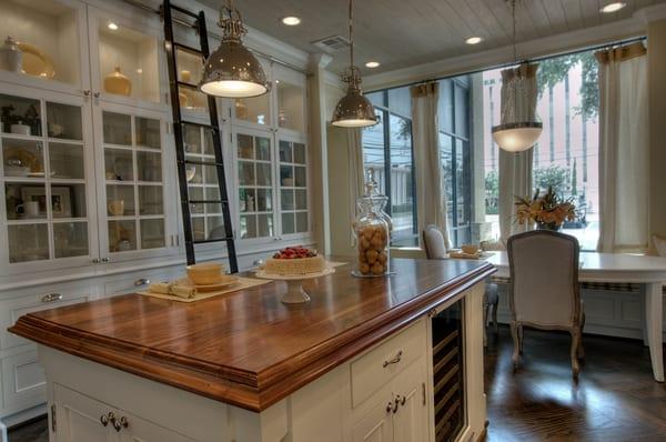 Beautiful Painted Traditional Kitchen