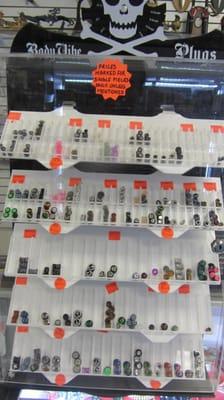 All kind of Gauges for Ear piercings.