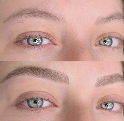 Permanent cosmetics and micro blading .