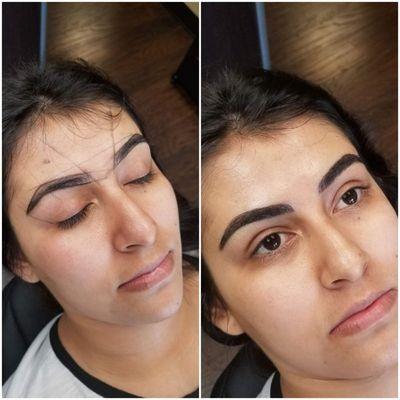 Microbladed brow