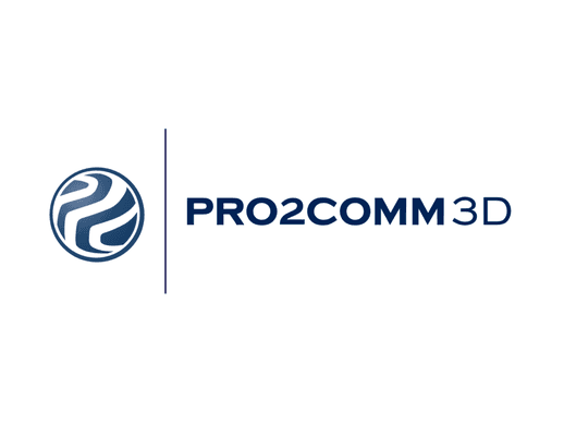 Pro2Comm 3D logo