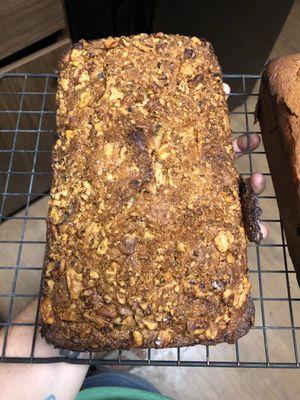 Banana walnut quick bread