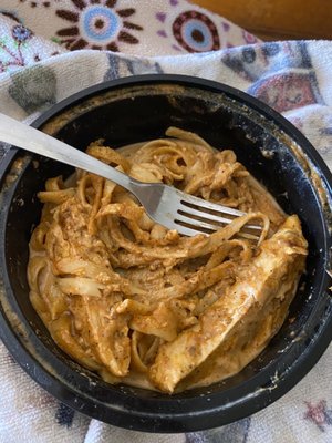 Cajun chicken Alfredo..