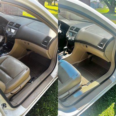 Honda Accord basic interior package before and afters. Message us for our prices!