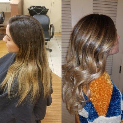 Balayage done by Haley