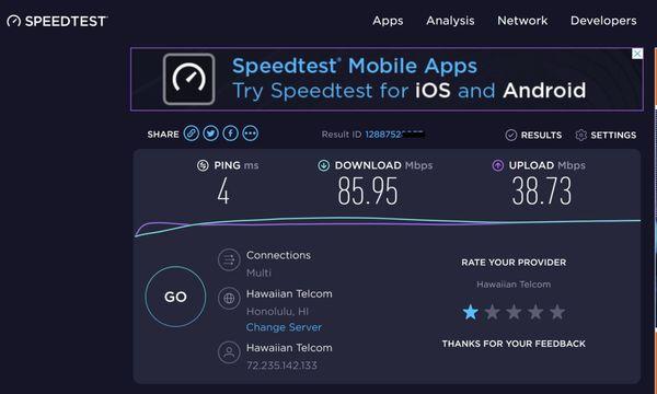 500 Mbps Fiber Optic Line Service