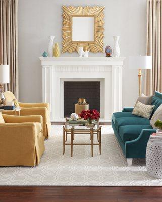 Select a carpet and let us custom size an area rug for you!