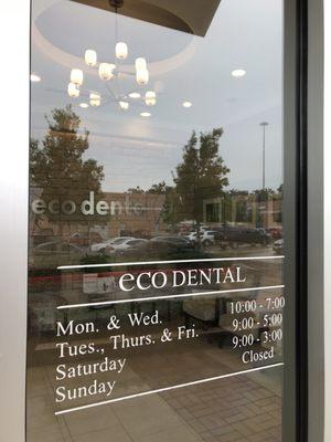 Signage -Eco Dental Sugarland, TX