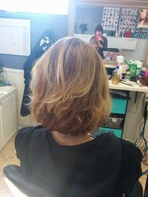 Haircut and color by Jeanette