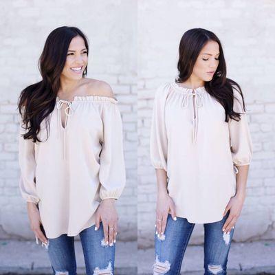 Transitional blouses perfect for day to night. Great work blouse, available in 3 color options.