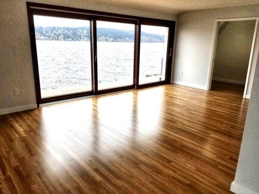 Traditional master bedroom install, Lake Washington.