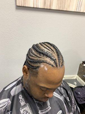 Men's design braids