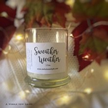 It's that time again for sweater weather. This scent comes in a 9 or 12oz size.