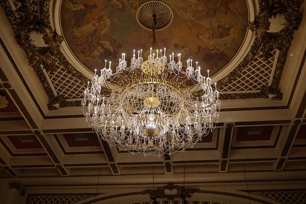 Music Hall's chandelier