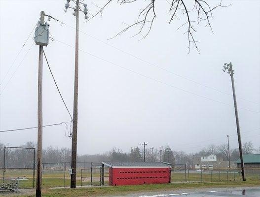 baseball fields