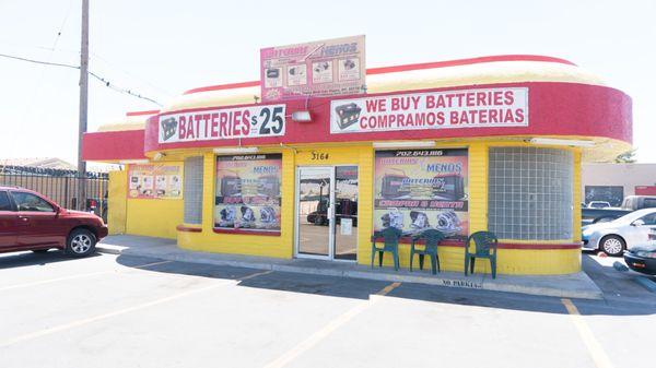 Baterias X Menos  3164 N. Las vegas Blvd.  Las Vegas, NV. 89115