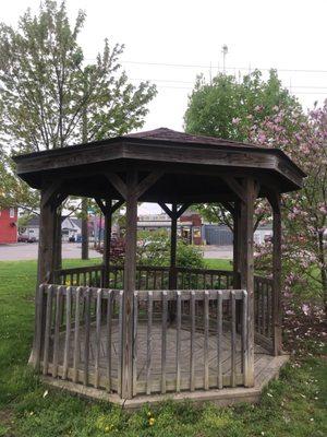 Gazebo to enjoy ur ice cream