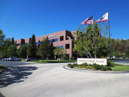 We are locted in the Sunset Pointe Plaza in Stevenson Ranch, Ca