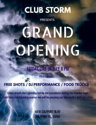 Grand Opening this Friday !