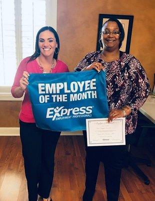 Congratulations Dawn on earning February Employee of the Month! Strong Work!!!