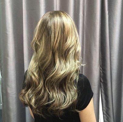 Balayage highlights and corrective color!