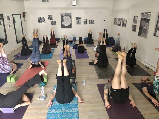 CBD + Yoga Workshop taught at Nu Movement Co-Op