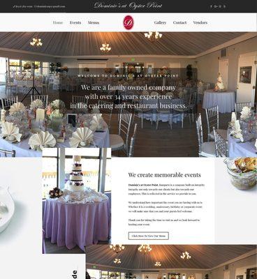 Dominic's At Oyster Point Restaurant Web Design