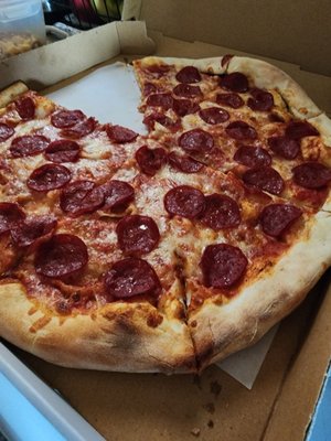 Pepperoni pizza