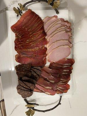 Beef Basturma, Pork Basturma, Canadian bacon, Sujuk