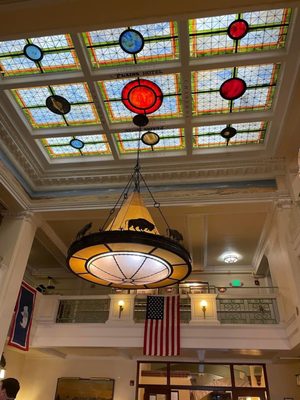 Lobby of the Historic Plains Hotel