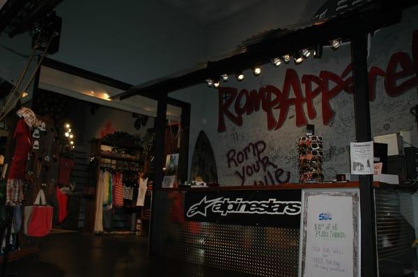 RompApparel Main Counter.