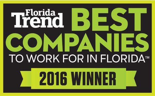 2016 Florida Trend Best Company to Work for