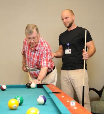 Clarksville Nursing and Rehabilitation Center Pool Room