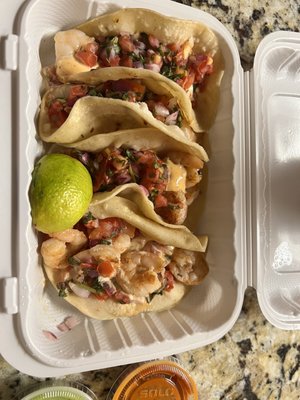 4 Shrimp Tacos