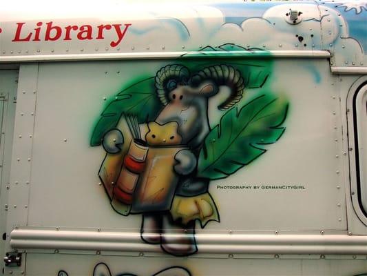 Bookmobile detail.