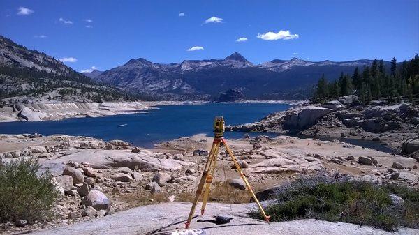 Topographic Survey at Florence Lake, Fresno County, CA.