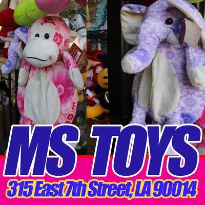 MS TOYS in Los Angeles, Ca Stuffed Animals, Party Supplies and more! #toys #losangeles #partysupplies #bautiso #baptism #seasonal #holiday