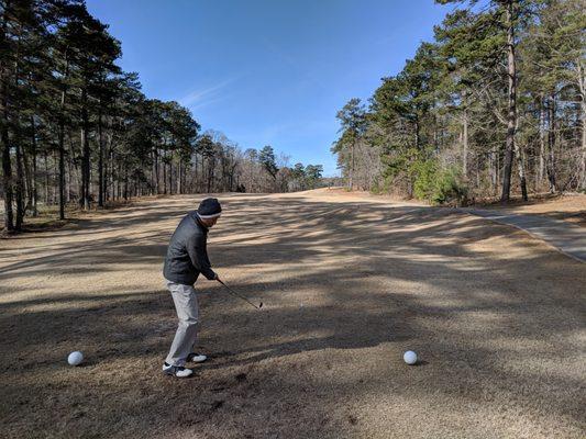 8th hole, white tees.