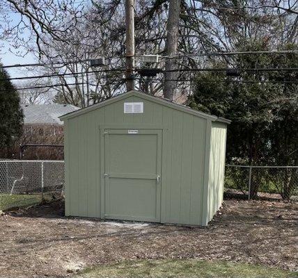 Finished shed