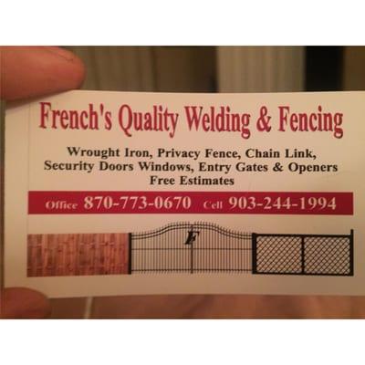 French's Quality Welding and Fencing