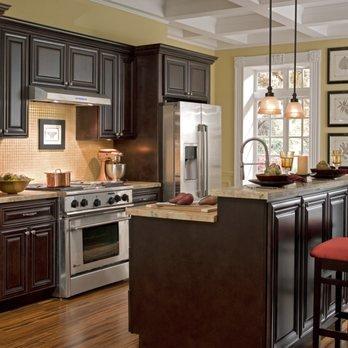 Palm Beach Dark Chocolate Raised Panel Cabinets