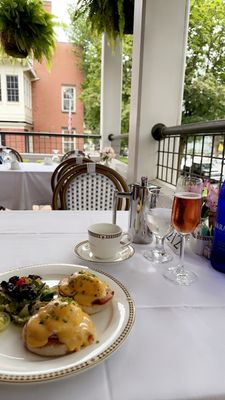 breakfast (included) on the front porch