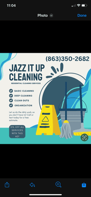 Jazz It Up Cleaning