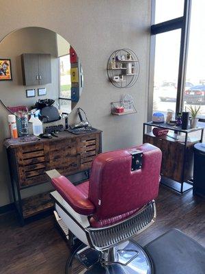 Inside Phenix Salon Suites, Suite 120.